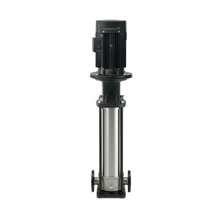 Вертикальный многоступенчатый центробежный насос Grundfos CRN 20-8 A-P-A-E-HQQE артикул 96500564 – фото внешнего вида