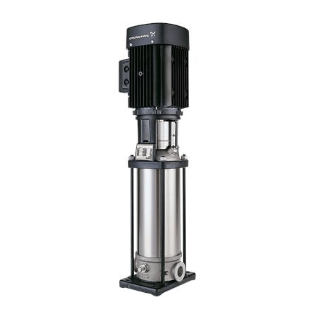 Вертикальный многоступенчатый центробежный насос Grundfos CRN 5-9 A-FGJ-A-E-HQQE артикул 96517188 – фото внешнего вида