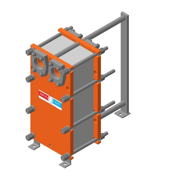 Пластинчатый разборный теплообменник Теплохит ТИ 056 (ДУ 50) – фото внешнего вида