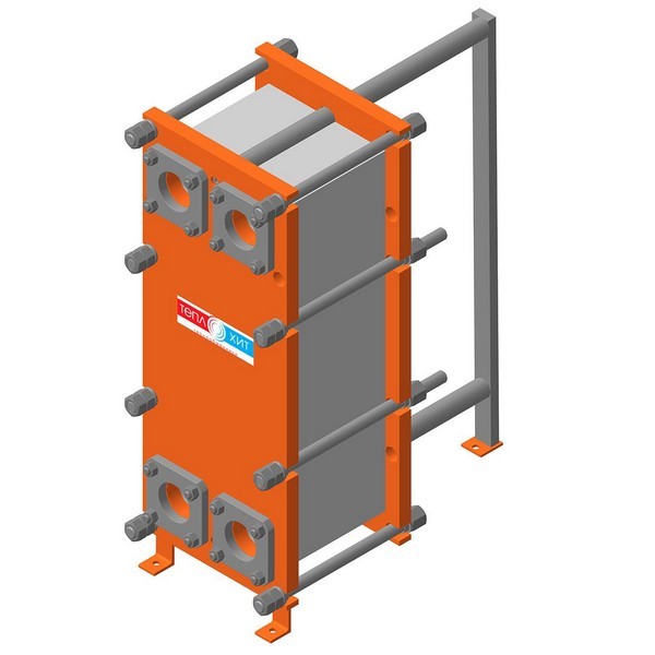 Пластинчатый разборный теплообменник Теплохит ТИ 14,6 (ДУ 65) – фото внешнего вида